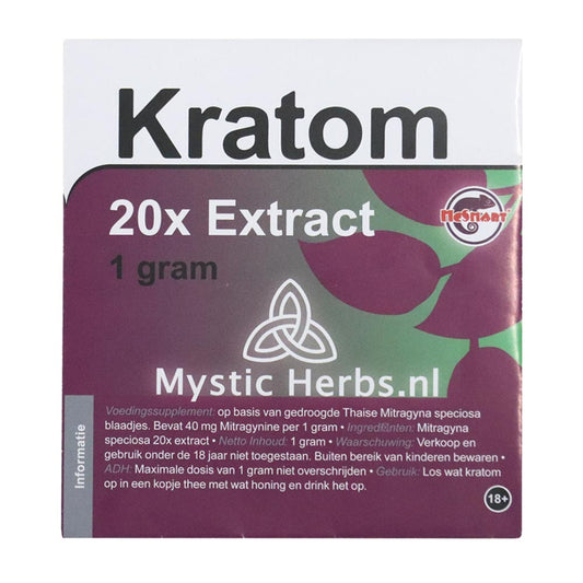 Kratom 20x extract 1 gram